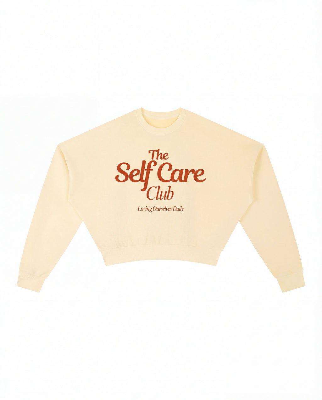 At The Self Care Club | Vintage Washed Cropped Sweatshirt